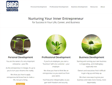 Tablet Screenshot of biggsuccess.com